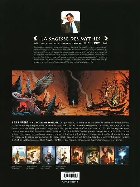 Verso de l'album Les enfers : Au royaume d'Hadès