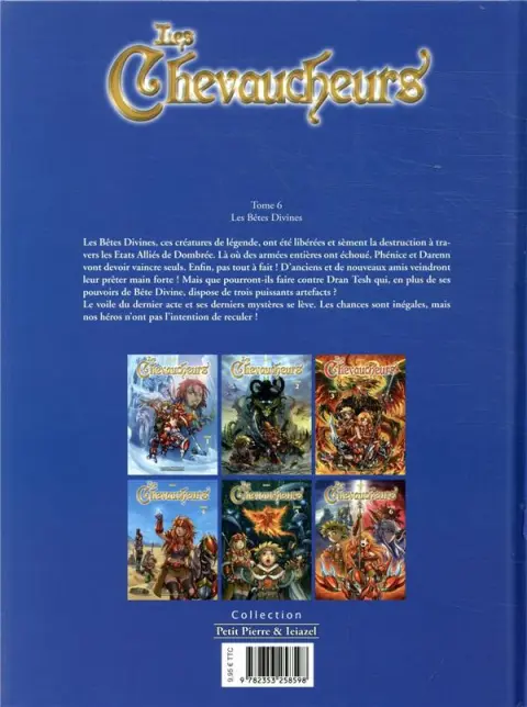 Verso de l'album Les Chevaucheurs Tome 6 Les bêtes divines