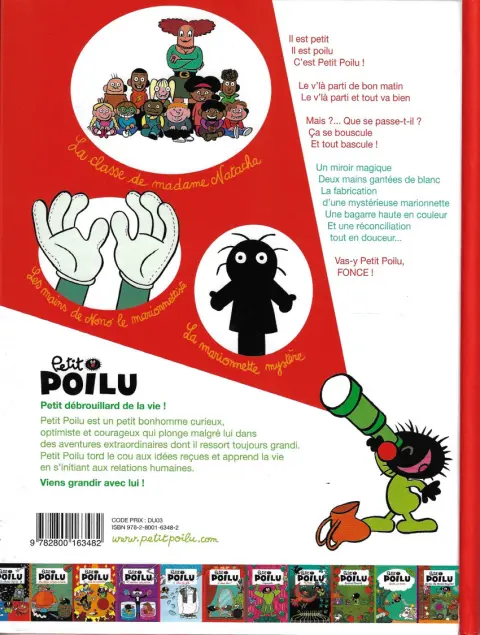 Verso de l'album Petit Poilu Tome 17 À nous deux !