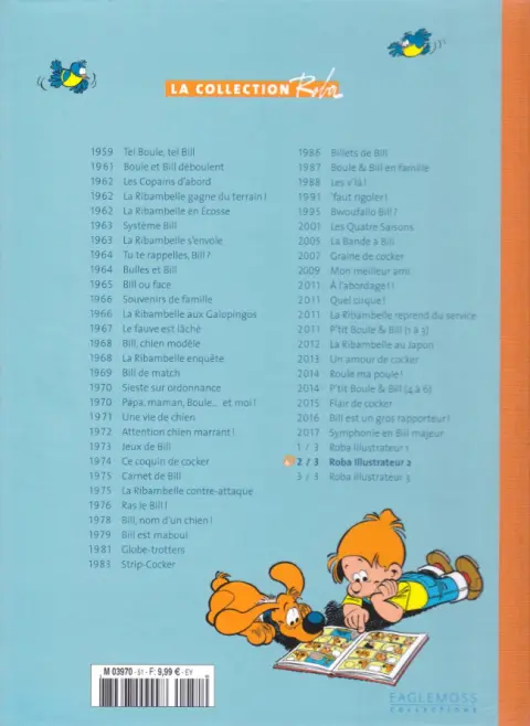 Verso de l'album La Collection Roba Tome 51 Roba illustrateur (2/3)