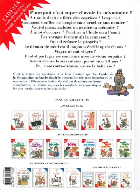 Verso de l'album Le Guide Tome 25 Le guide de la soixantaine