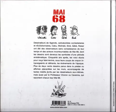 Verso de l'album Mai 68