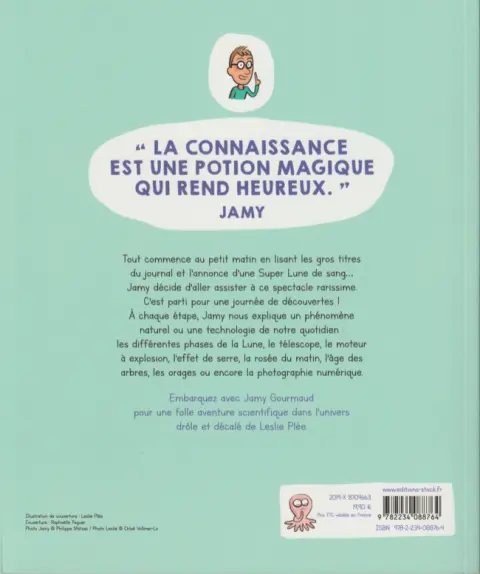 Verso de l'album Tu l'as dit Jamy ! Une aventure scientifique pour tous en BD