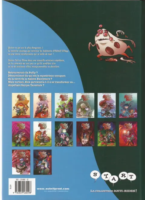 Verso de l'album Monster Allergy Tome 9 Le retour de Zack