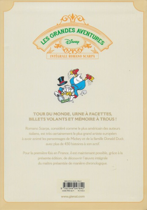 Verso de l'album Les Grandes aventures Disney Tome 11 Mickey aux Jeux olympiques et autres histoires