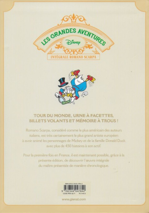 Verso de l'album Les Grandes aventures Disney Tome 11 1964/1965 : Mickey aux Jeux olympiques et autres histoires