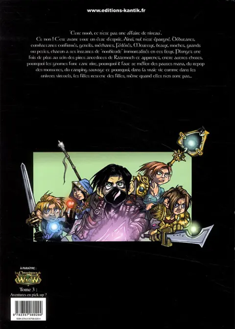 Verso de l'album Les Chroniques de Waow Tome 2 Encore plus de noobz