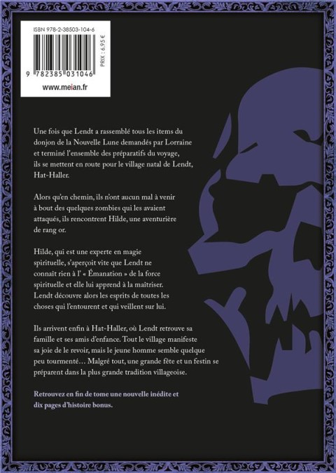 Verso de l'album The Unwanted Undead Adventurer Tome 9