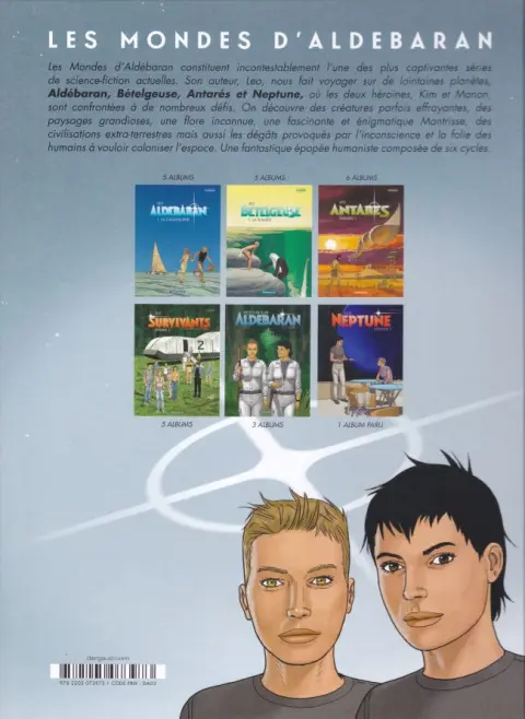 Verso de l'album Antarès Épisode 6