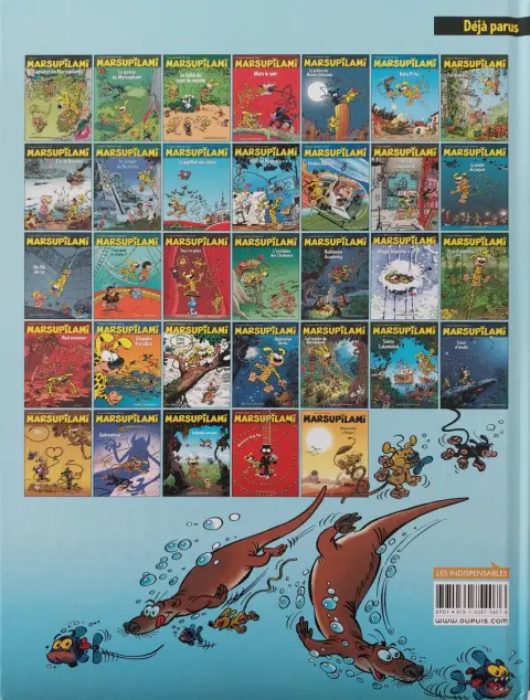 Verso de l'album Marsupilami Tome 21 Red monster