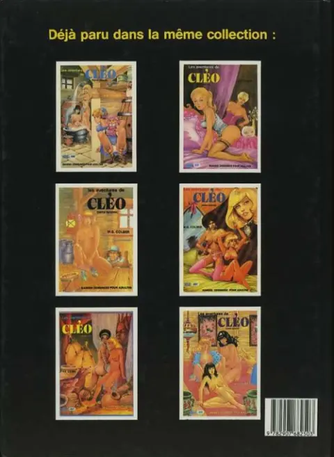 Verso de l'album Les aventures de Cléo L'initiation