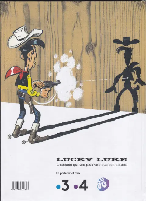Verso de l'album Lucky Luke Tome 54 La Fiancée de Lucky Luke
