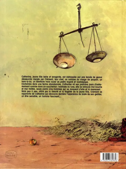 Verso de l'album Le Cœur mangé
