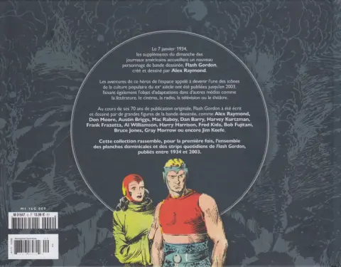 Verso de l'album Flash Gordon Tome 9 1954-1956