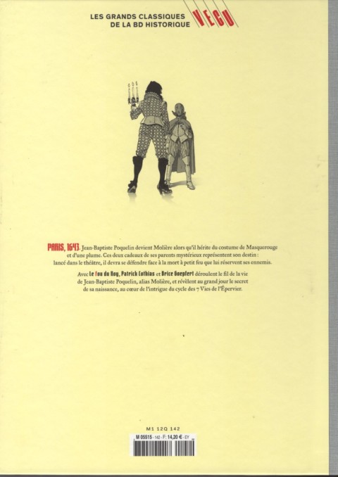Verso de l'album Les grands Classiques de la BD Historique Vécu - La Collection Tome 143 Le fou du Roy - Tome VII : Le Secret de Polichinelle
