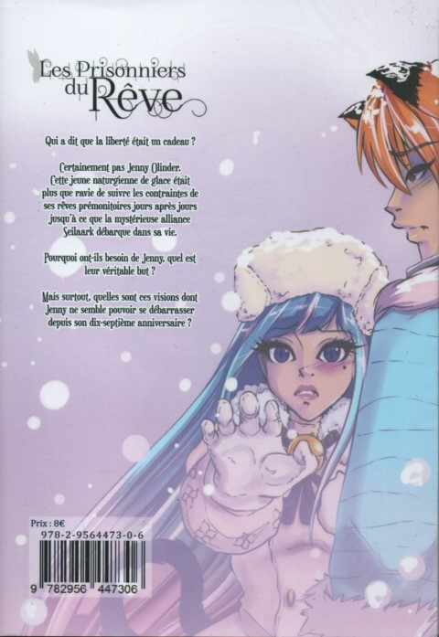 Verso de l'album Les Prisonniers du Rêve Tome 1
