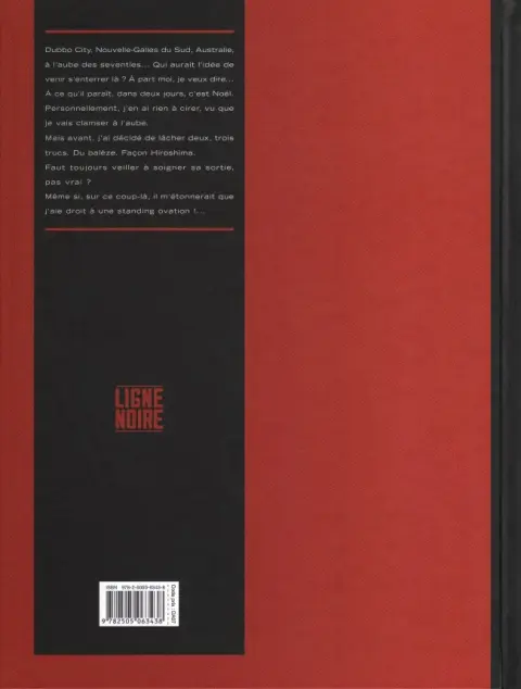 Verso de l'album Le Crime qui est le tien