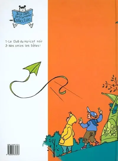 Verso de l'album La Famille Achedeuzot Tome 1 Le club du haricot noir