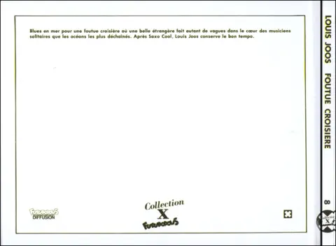 Verso de l'album Foutue Croisière