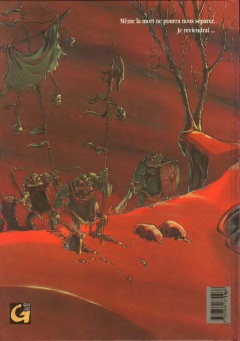Verso de l'album Gorn Tome 1 Même la mort...