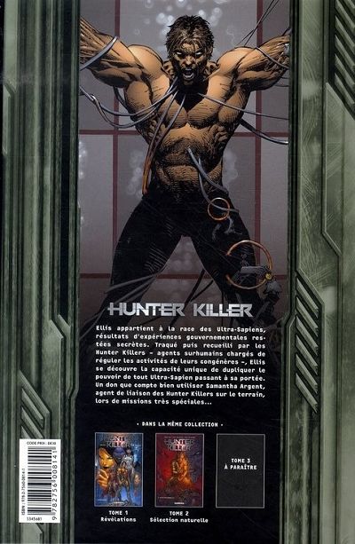 Verso de l'album Hunter killer 2 Sélection naturelle