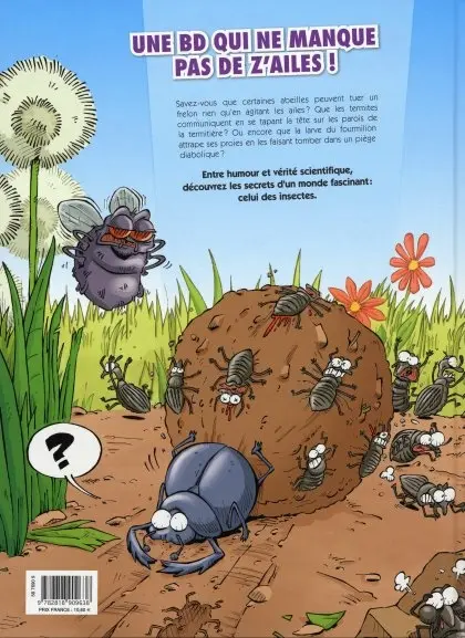Verso de l'album Les Insectes en bande dessinée 1