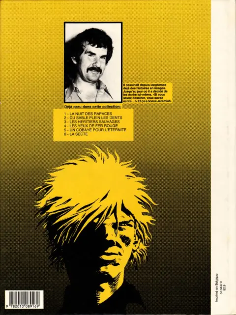 Verso de l'album Jeremiah Tome 7 Afromérica
