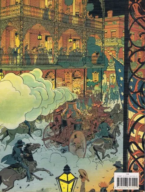 Verso de l'album Une aventure de Jim Cutlass Tome 2 L'Homme de la Nouvelle-Orleans