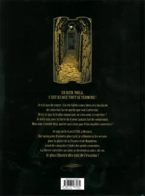 Verso de l'album Josse Beauregard Tome 1 De Charybde en Scylla