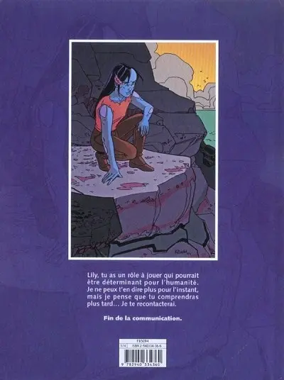 Verso de l'album Lilymande Tome 1 Princip'île