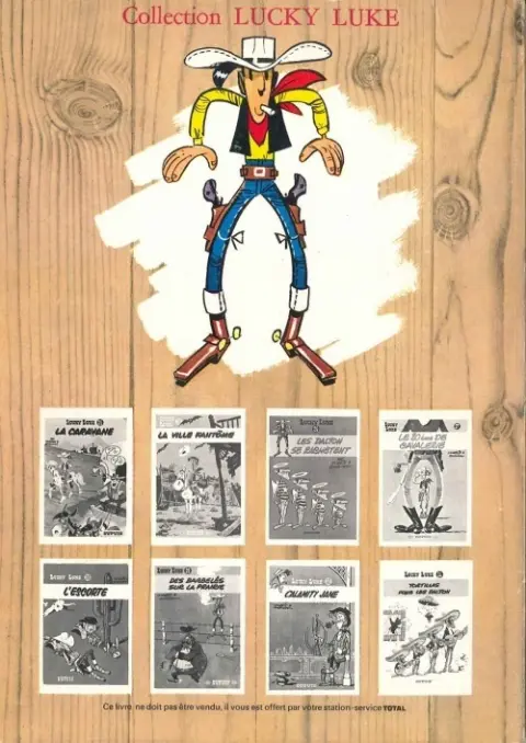 Verso de l'album Lucky Luke Tome 21 Les Collines noires