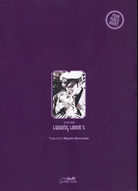 Verso de l'album Lunatic Lover's