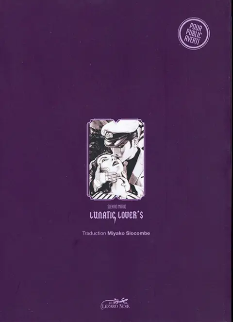 Verso de l'album Lunatic Lover's