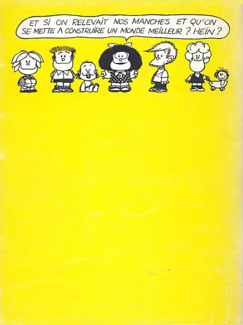 Verso de l'album Mafalda édition spéciale 2 Quoi de neuf, Mafalda ?