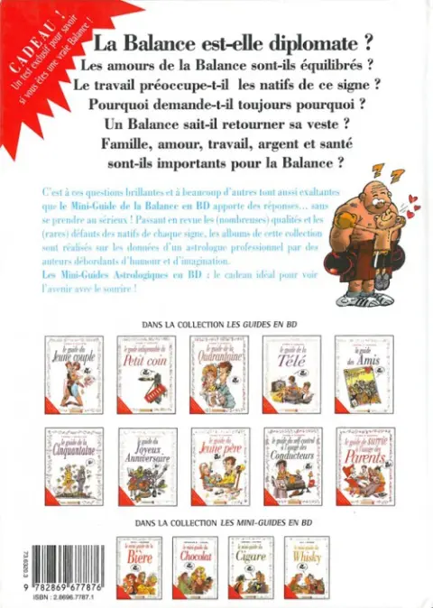 Verso de l'album Le Mini-guide ... Tome 7 Le mini-guide de la Balance