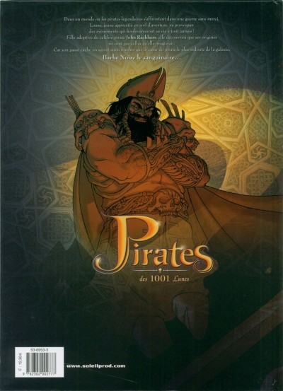 Verso de l'album Pirates des 1001 lunes Tome 1