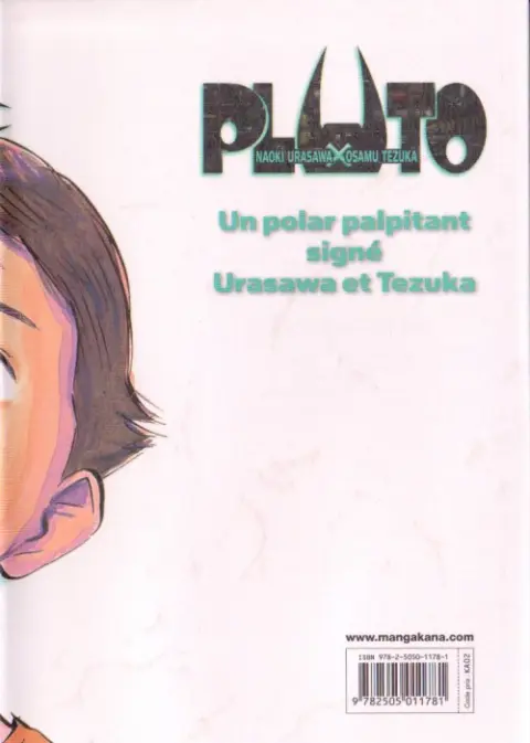 Verso de l'album Pluto 008
