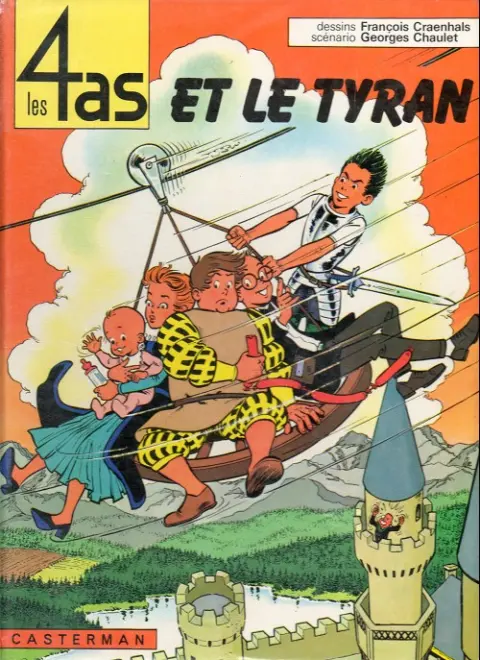 Couverture de l'album Les 4 as Tome 10 Les 4 as et le tyran