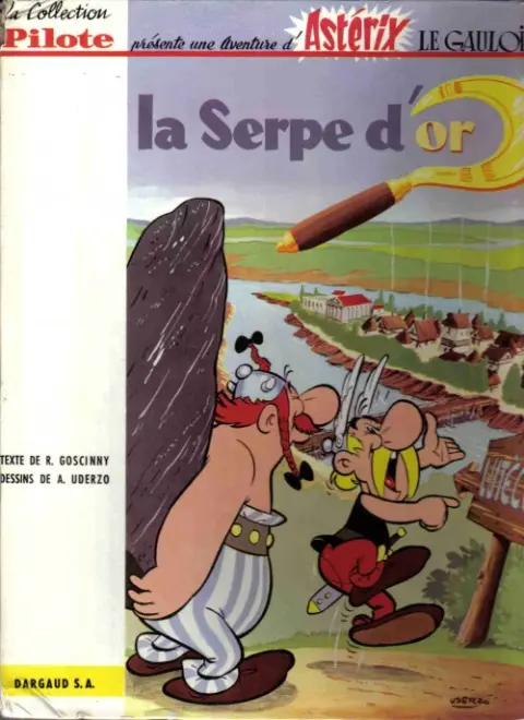 Couverture de l'album Astérix Tome 2 La serpe d'or