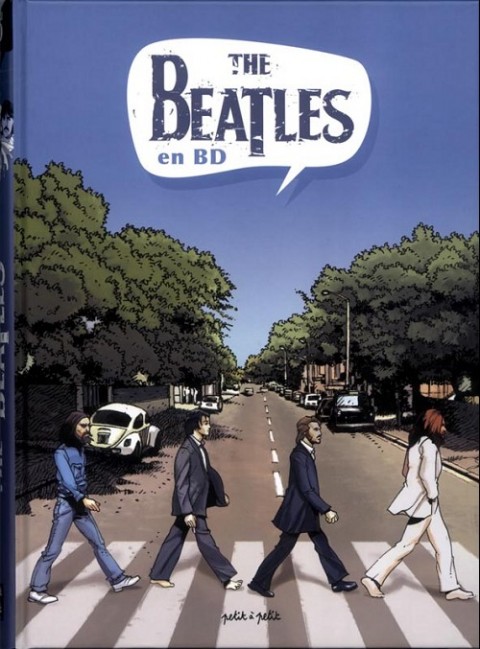 Couverture de l'album The Beatles en bandes dessinées