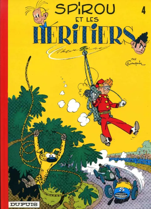 Couverture de l'album Spirou et Fantasio Tome 4 Spirou et les héritiers