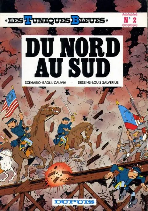 Couverture de l'album Les Tuniques Bleues Tome 2 Du nord au sud