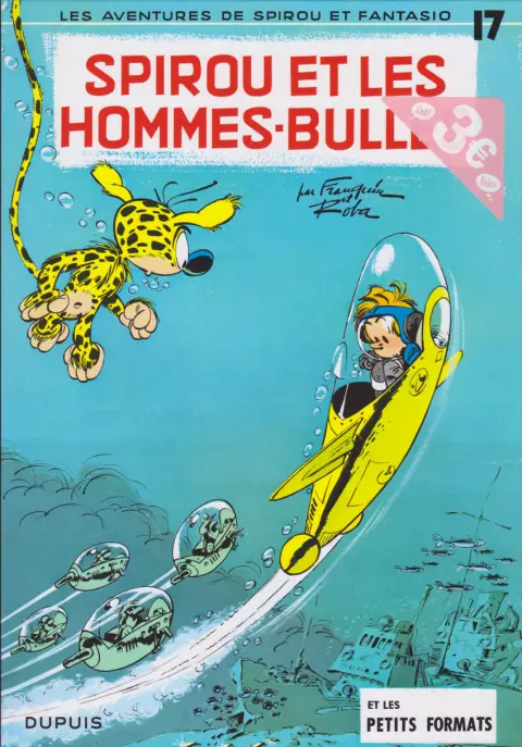 Couverture de l'album Spirou et Fantasio Tome 17 Spirou et les hommes-bulles