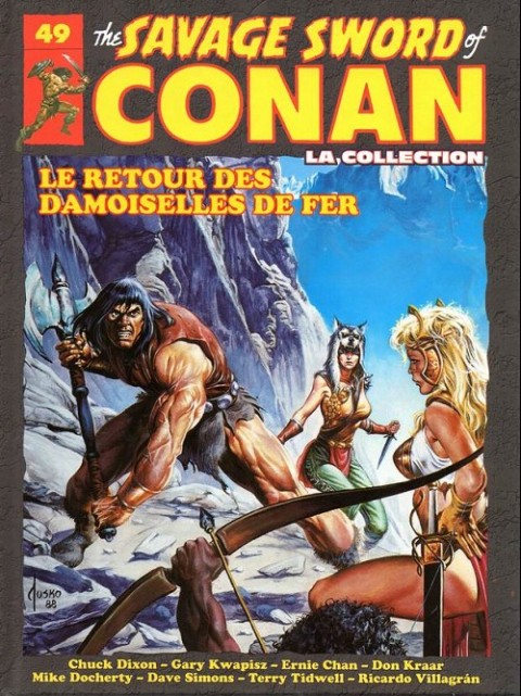 Couverture de l'album The Savage Sword of Conan - La Collection Tome 49 Le retour des damoiselles de fer