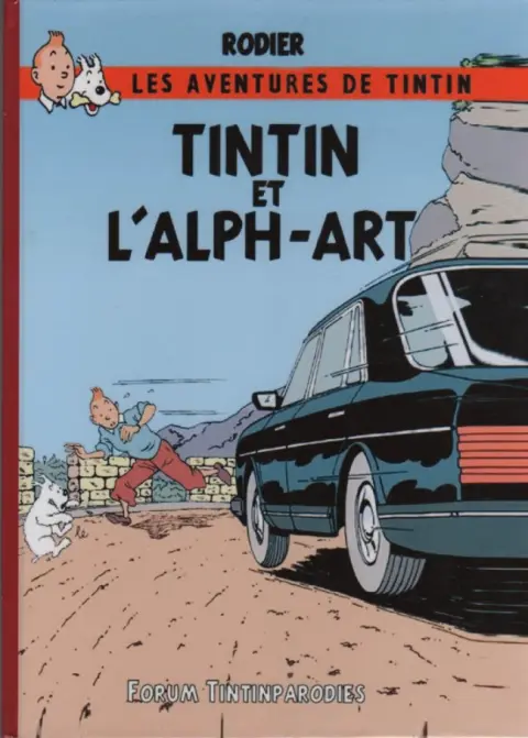 Couverture de l'album Tintin Tintin et l'Alph-Art
