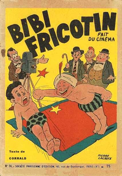 Couverture de l'album Bibi Fricotin 2e Série - Societé Parisienne d'Edition Tome 14 Bibi Fricotin fait du cinéma