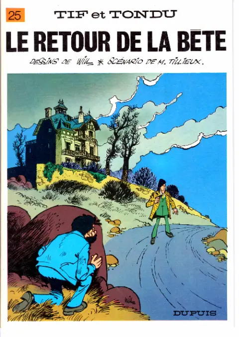 Couverture de l'album Tif et Tondu Tome 25 Le retour de la bête