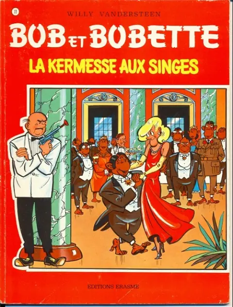 Couverture de l'album Bob et Bobette Tome 77 La kermesse aux singes