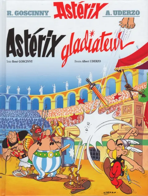 Couverture de l'album Astérix Tome 4 Astérix gladiateur