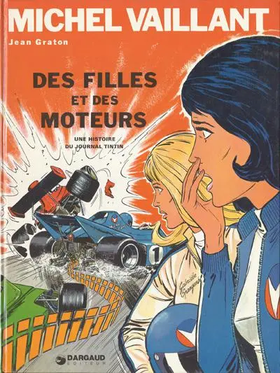 Couverture de l'album Michel Vaillant Tome 25 Des filles et des moteurs